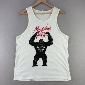 Bruno Mars Tank Top Mens Medium Moonshine Jungle Tour Concert Merch Gorilla